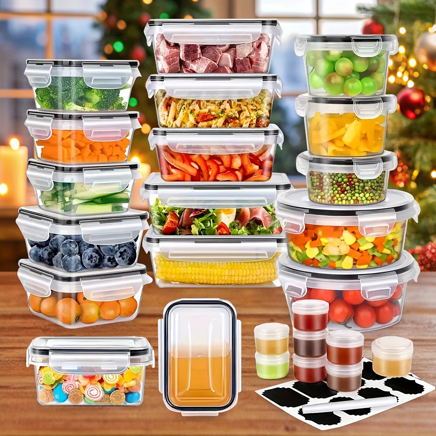 Food Storage Without Pantry - 50pcs Food Storage Containers With Lids