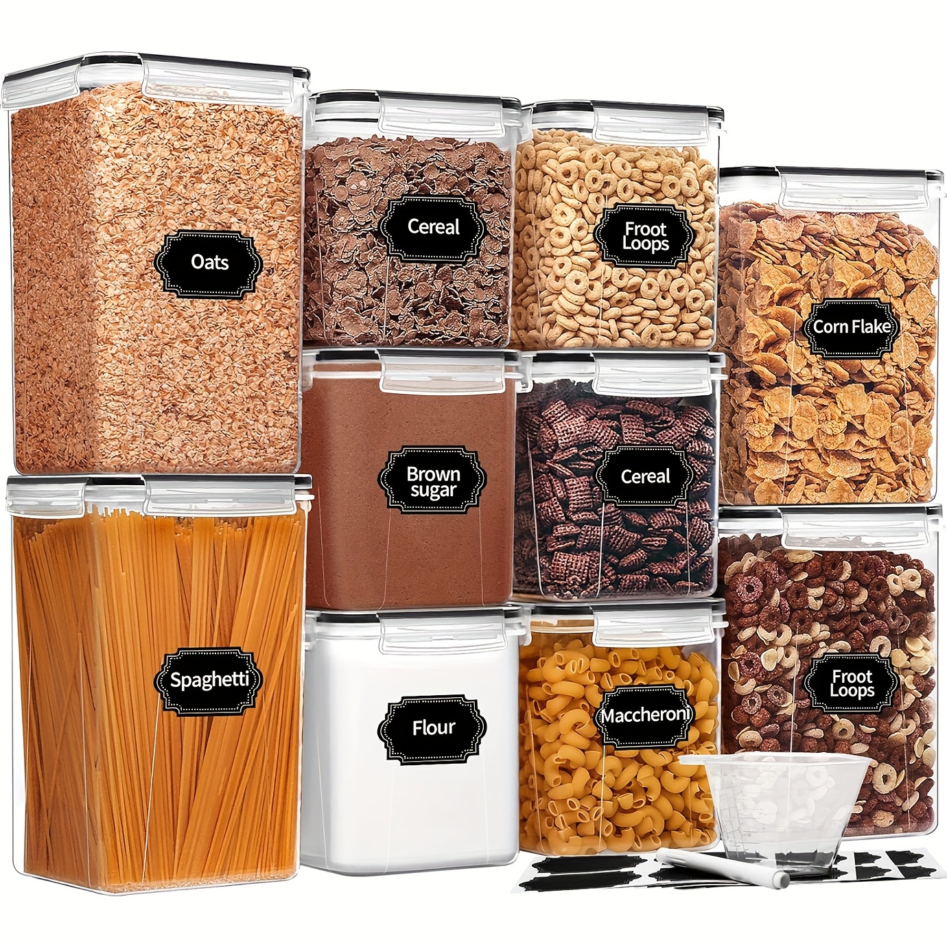 Food Storage Without Pantry - Skroam Large Airtight Food Storage Containers