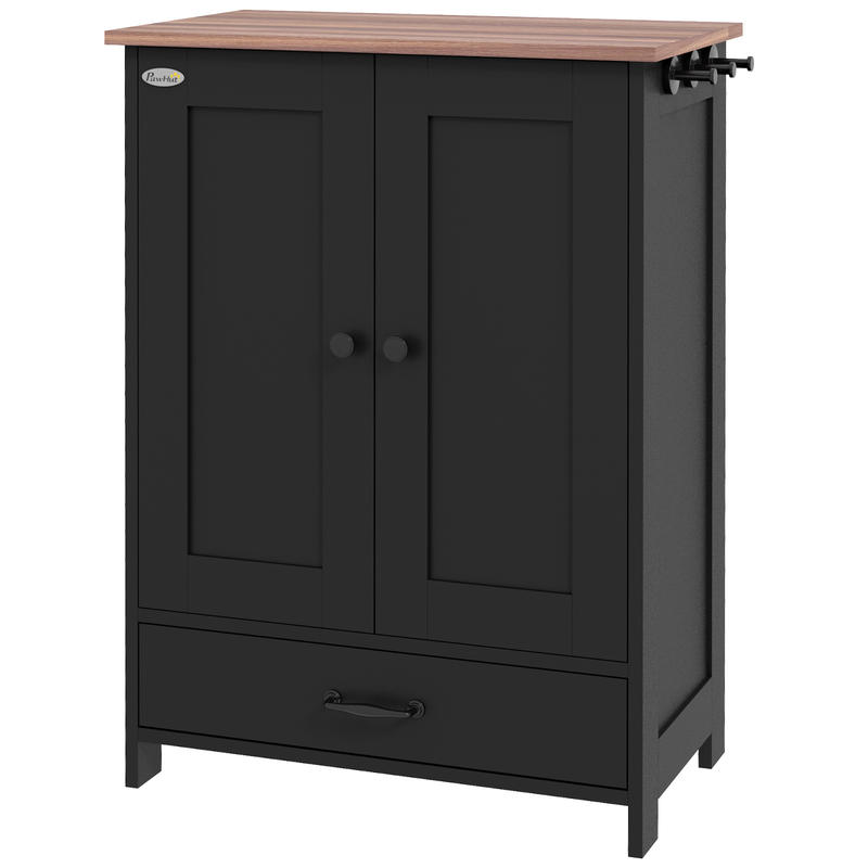 Food Storage In Cabinets - PawHut Pet Feeding Station, Dog Food