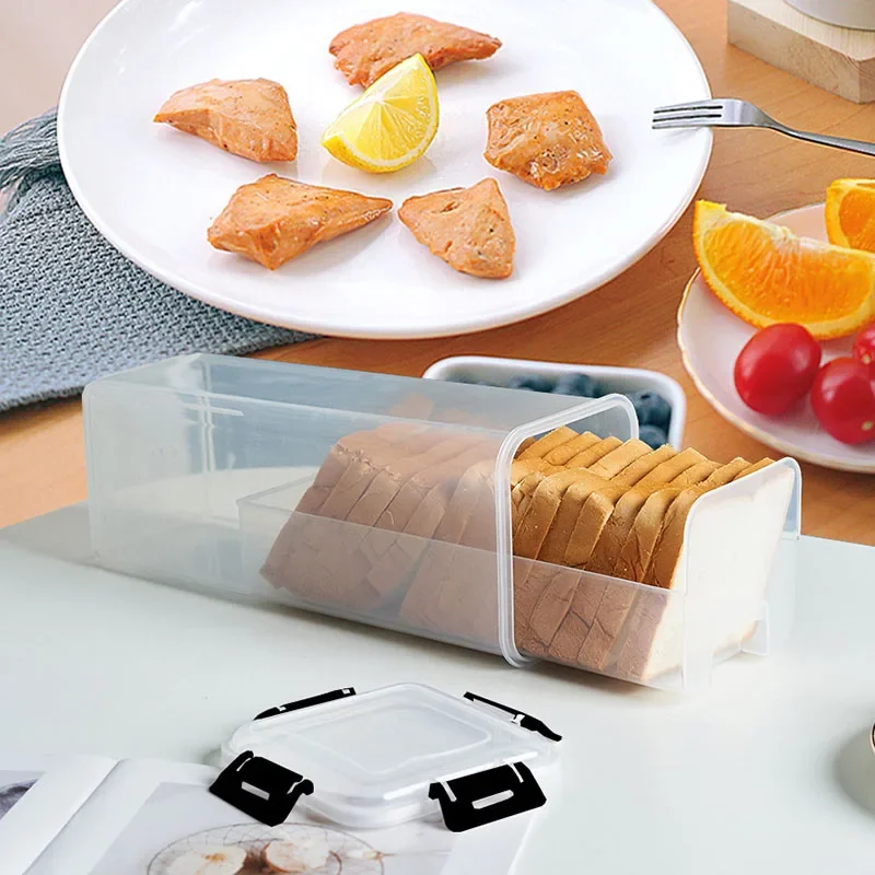 Food Storage Eco Friendly - Bread Storage Box With Drawer Multi-purpose