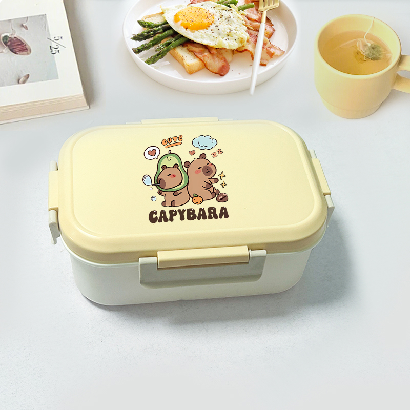 Food Storage In The Kitchen - Capybara Bento Lunch Box Cartoon Figure