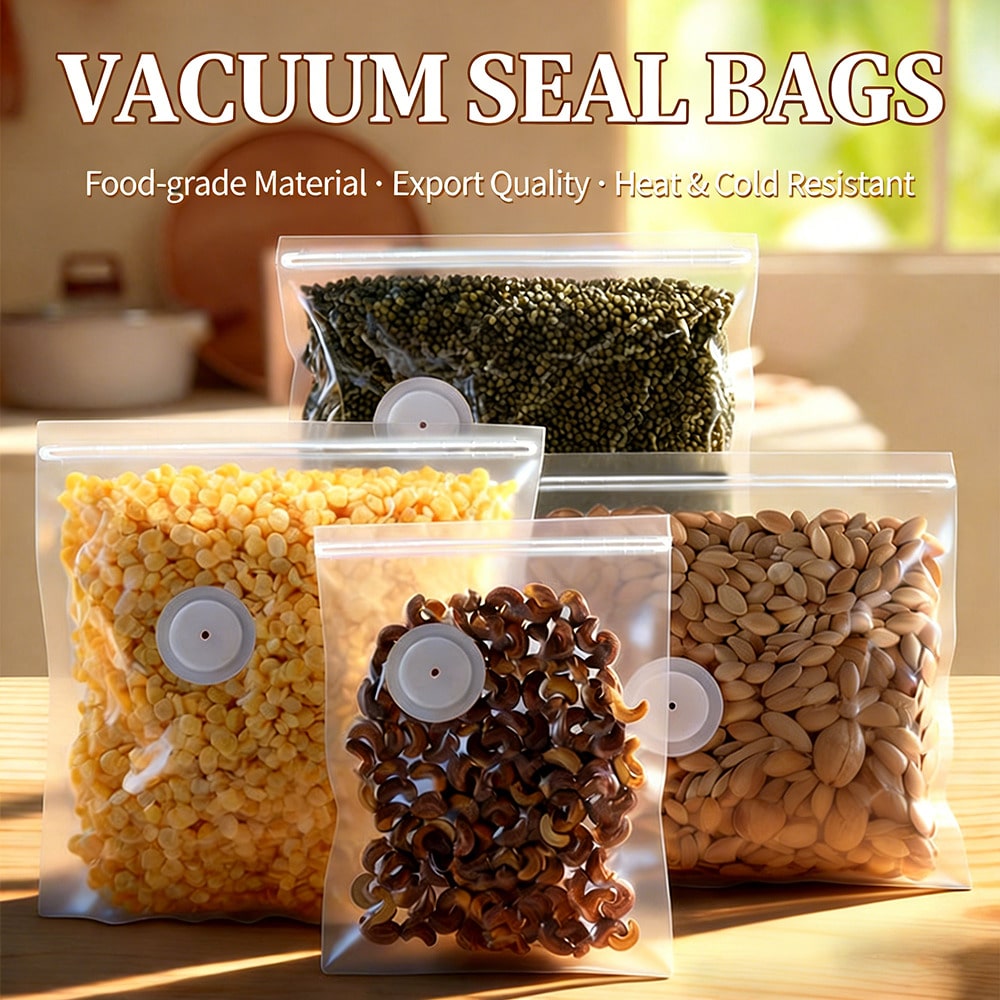 30pcs Reusable Vacuum Bags+1 C - Food Storage Machine บทวิจารณ์และราคา