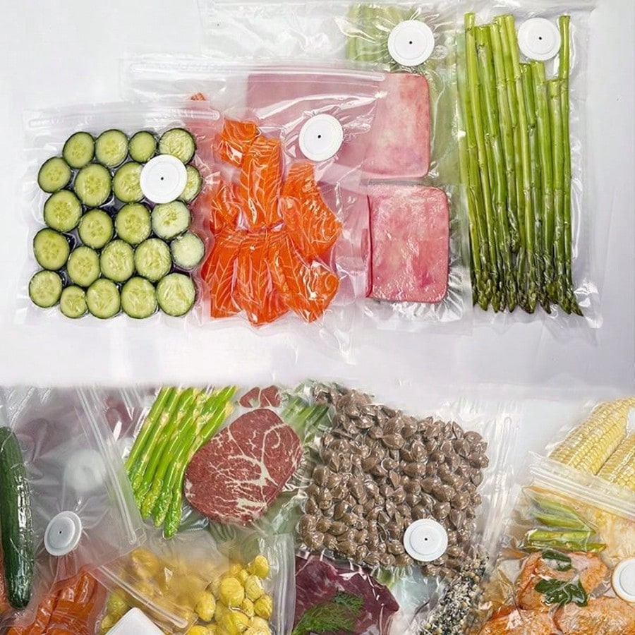 30pcs Reusable Vacuum Bags+1 C - Food Storage Machine บทวิจารณ์และราคา