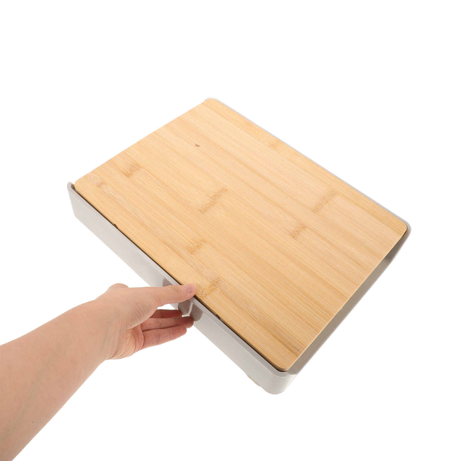 Bamboo Cutting Board with Pull - Food Storage In The Kitchen บทวิจารณ์และราคา