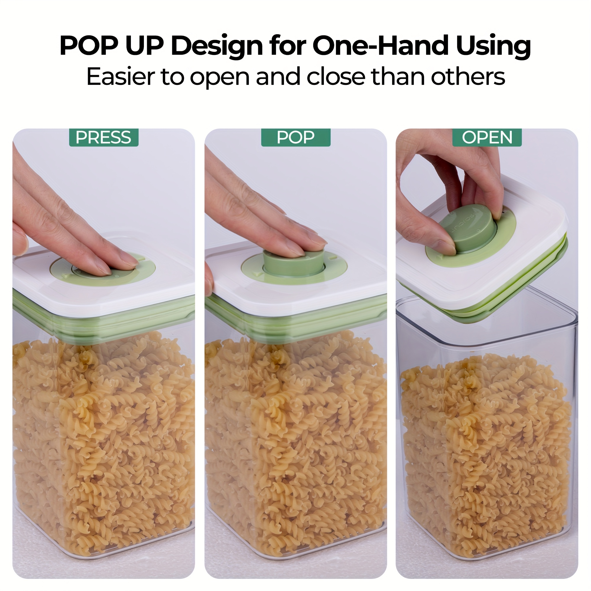 linoroso Pop Airtight Food Sto - Food Storage Without Pantry บทวิจารณ์และราคา