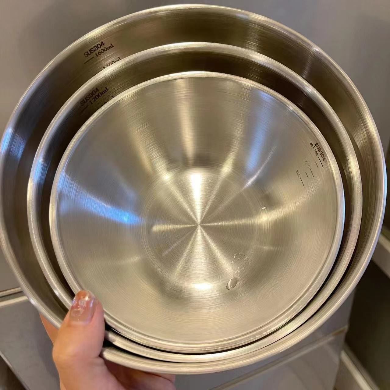 1-3 Stainless Steel Bowl Set w - Food Storage Eco Friendly บทวิจารณ์และราคา