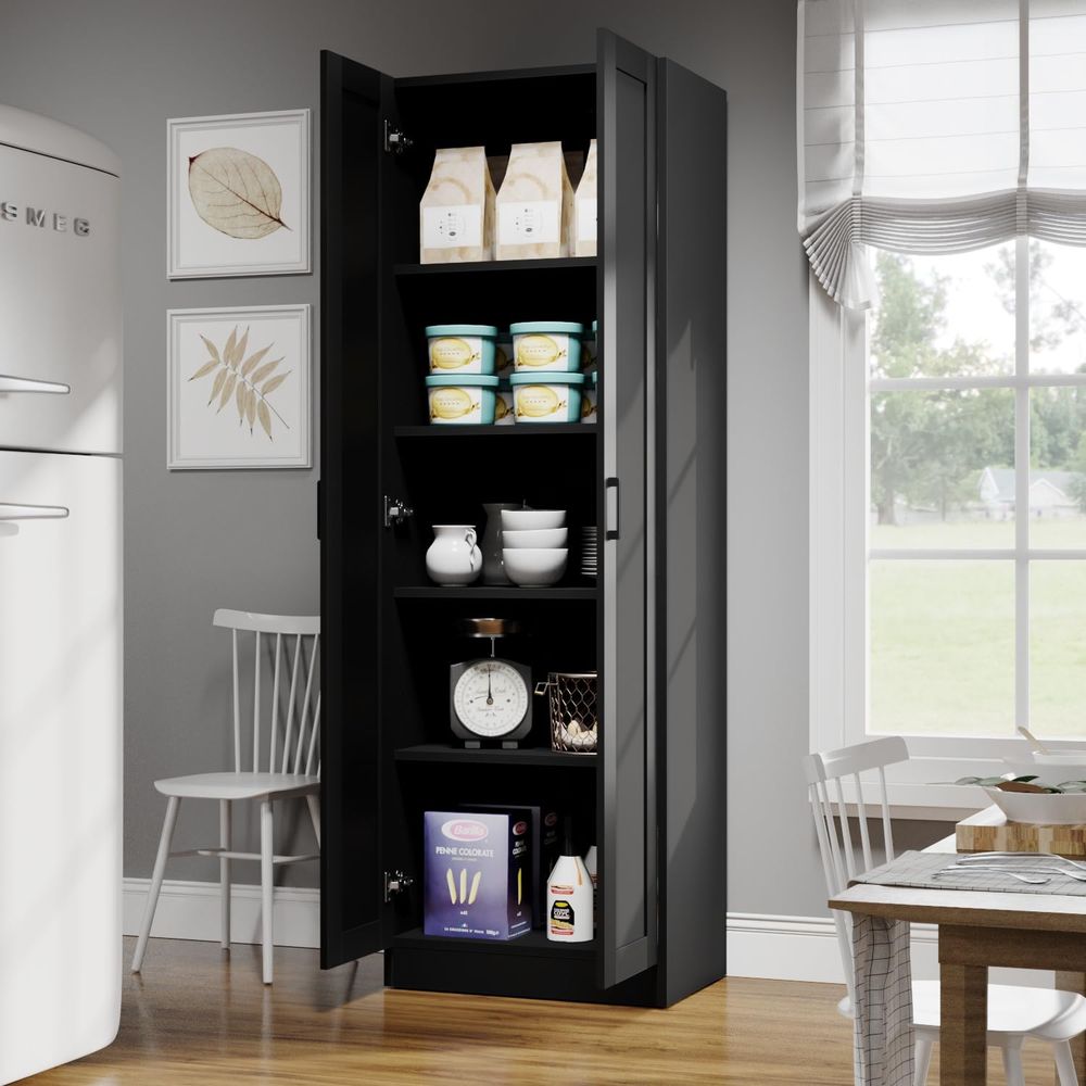 Wooden Storage Cabinet, Collec - Food Storage In Cabinets บทวิจารณ์และราคา