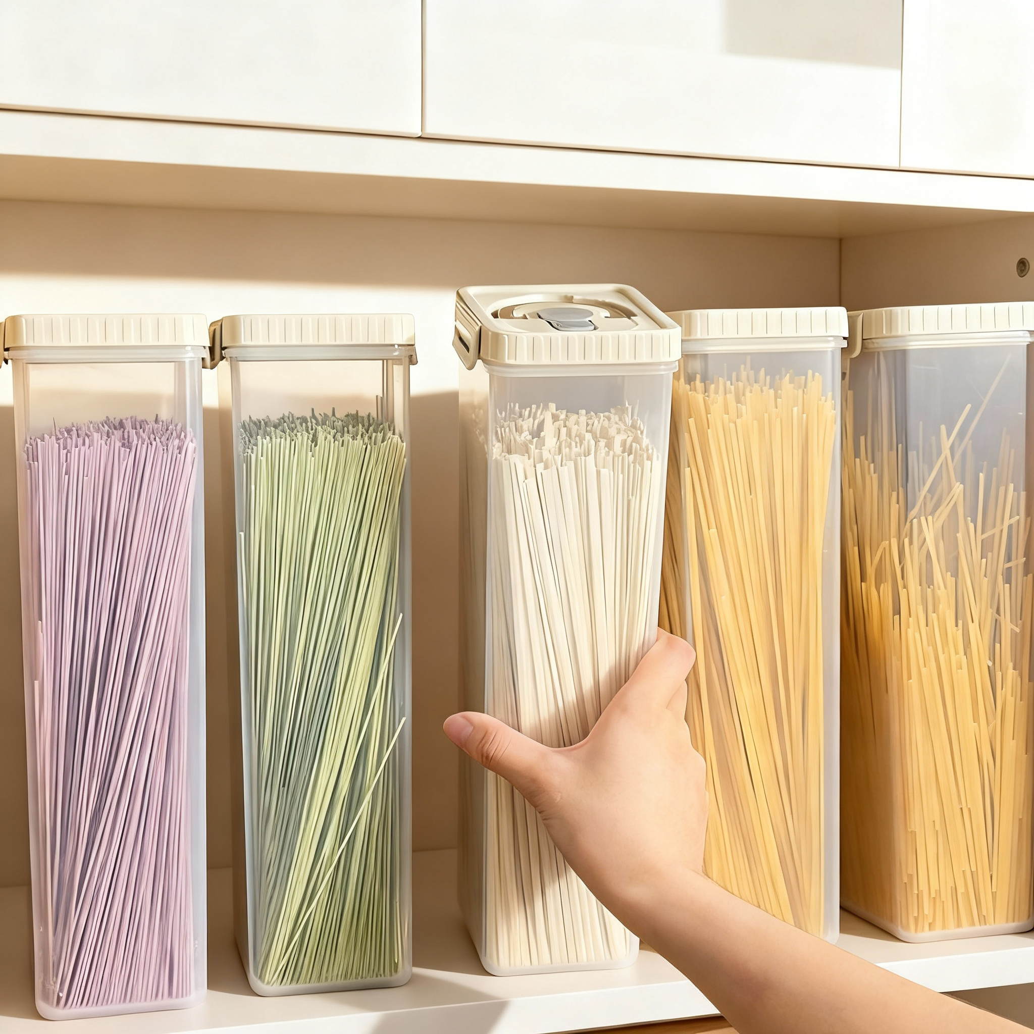 Noodles Sealed Storage Box Wit - Food Storage Eco Friendly บทวิจารณ์และราคา