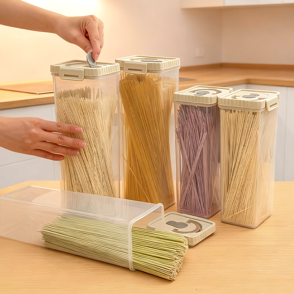 Noodles Sealed Storage Box Wit - Food Storage Eco Friendly บทวิจารณ์และราคา