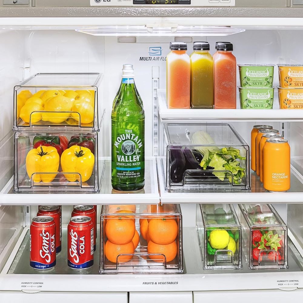 Stackable Acrylic Storage Bins - Food Storage Without Pantry บทวิจารณ์และราคา