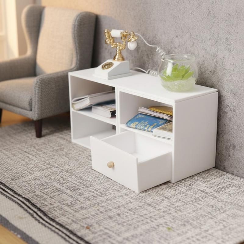 NEW 1/12 Dollhouse Storage Cab - Food Storage In Cabinets บทวิจารณ์และราคา