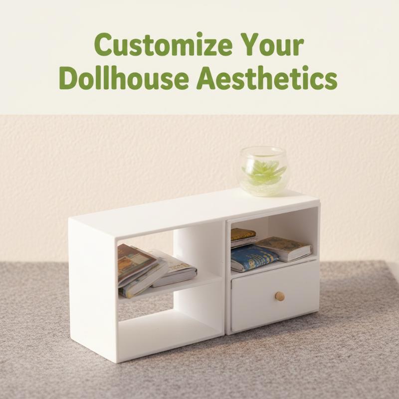 NEW 1/12 Dollhouse Storage Cab - Food Storage In Cabinets บทวิจารณ์และราคา