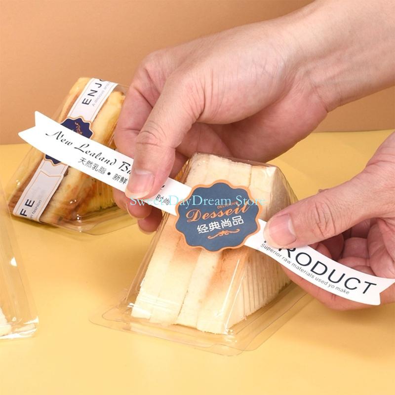 Y88C Pack of 100 PET Sandwich  - Food Storage Safe บทวิจารณ์และราคา