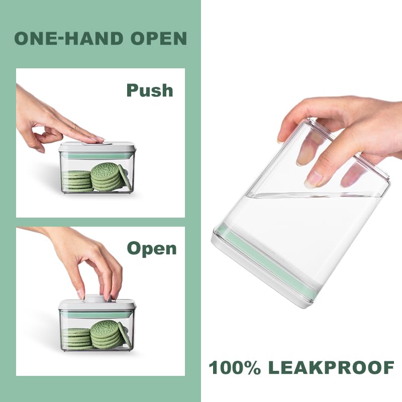 Ankou 3Pcs 1.2L Pop Airtight F - Food Storage In The Kitchen บทวิจารณ์และราคา
