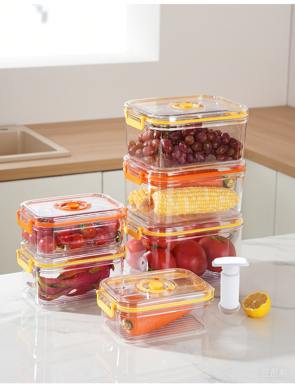 Vacuum Fresh-keeping Box Refri - Food Storage Eco Friendly บทวิจารณ์และราคา