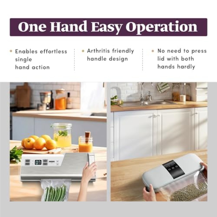 Vacuum Sealer Machine 95kPa 14 - Food Storage Machine บทวิจารณ์และราคา