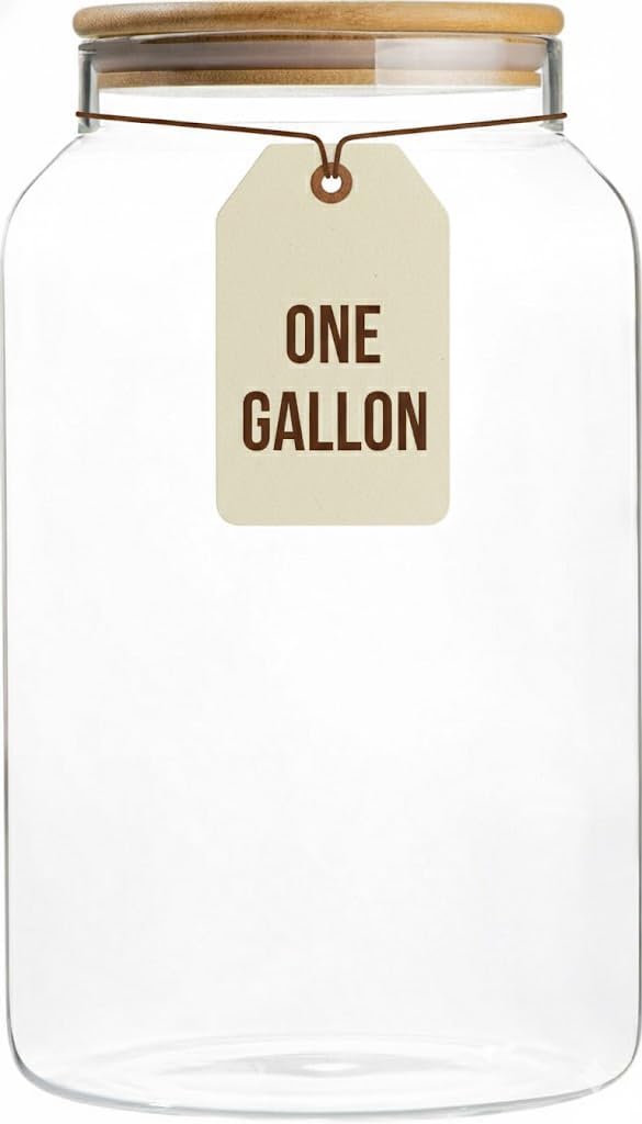 1 Gallon Glass Large Jar with  - Food Storage In The Kitchen บทวิจารณ์และราคา