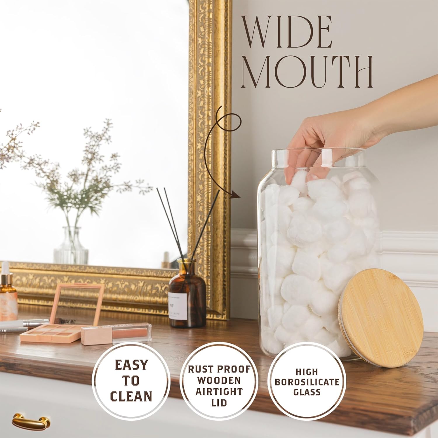1 Gallon Glass Large Jar with  - Food Storage In The Kitchen บทวิจารณ์และราคา