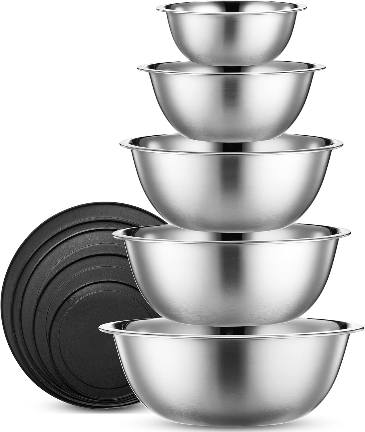 10-Piece Stainless Steel Mixin - Food Storage Safe บทวิจารณ์และราคา