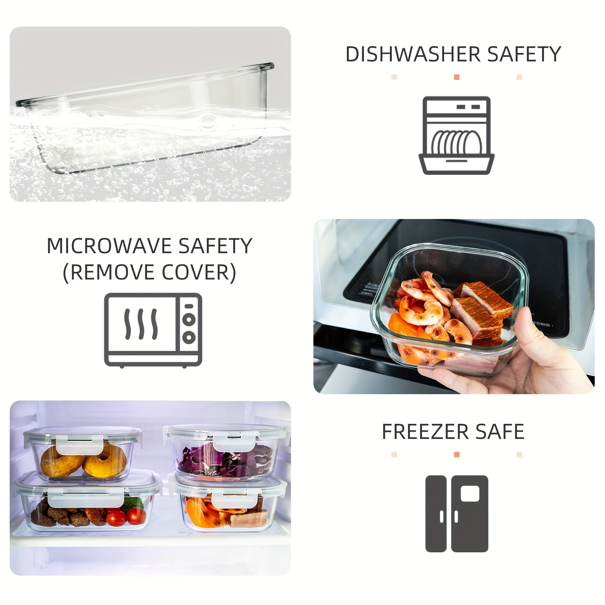 24-Piece High Borosilicate Gla - Food Storage Without Pantry บทวิจารณ์และราคา