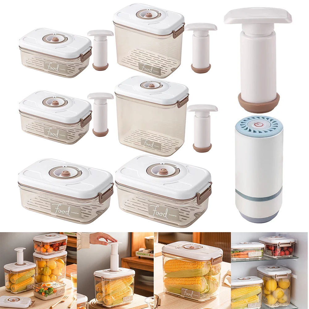 Vacuum Food Storage Box Vacuum - Food Storage Eco Friendly บทวิจารณ์และราคา