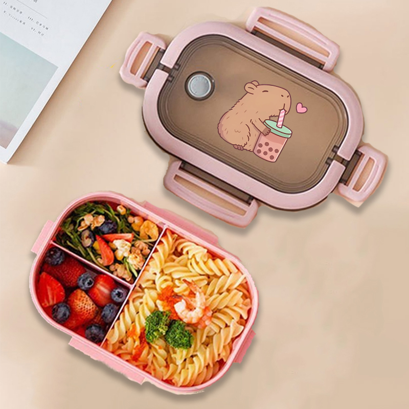 Capybara Bento Lunch Box Anime - Food Storage In The Kitchen บทวิจารณ์และราคา