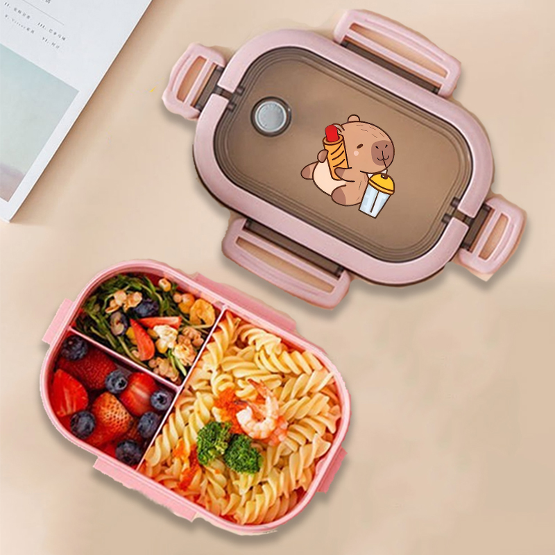 Capybara Bento Lunch Box Anime - Food Storage In The Kitchen บทวิจารณ์และราคา