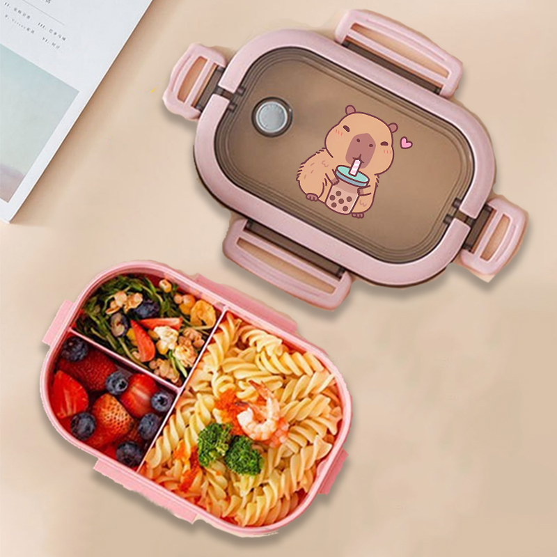 Capybara Bento Lunch Box Anime - Food Storage In The Kitchen บทวิจารณ์และราคา