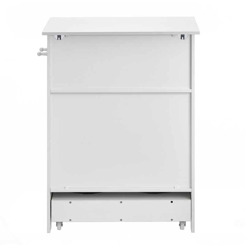 Elevated Dog Feeding Station w - Food Storage In Cabinets บทวิจารณ์และราคา