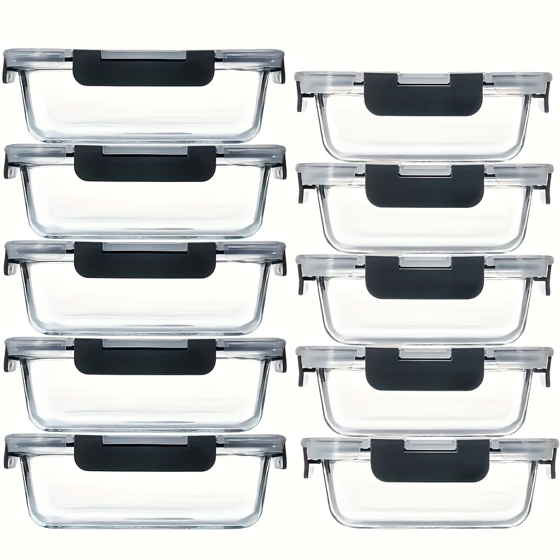 us10pcs Glass Food Storage Con - Food Storage Without Pantry บทวิจารณ์และราคา