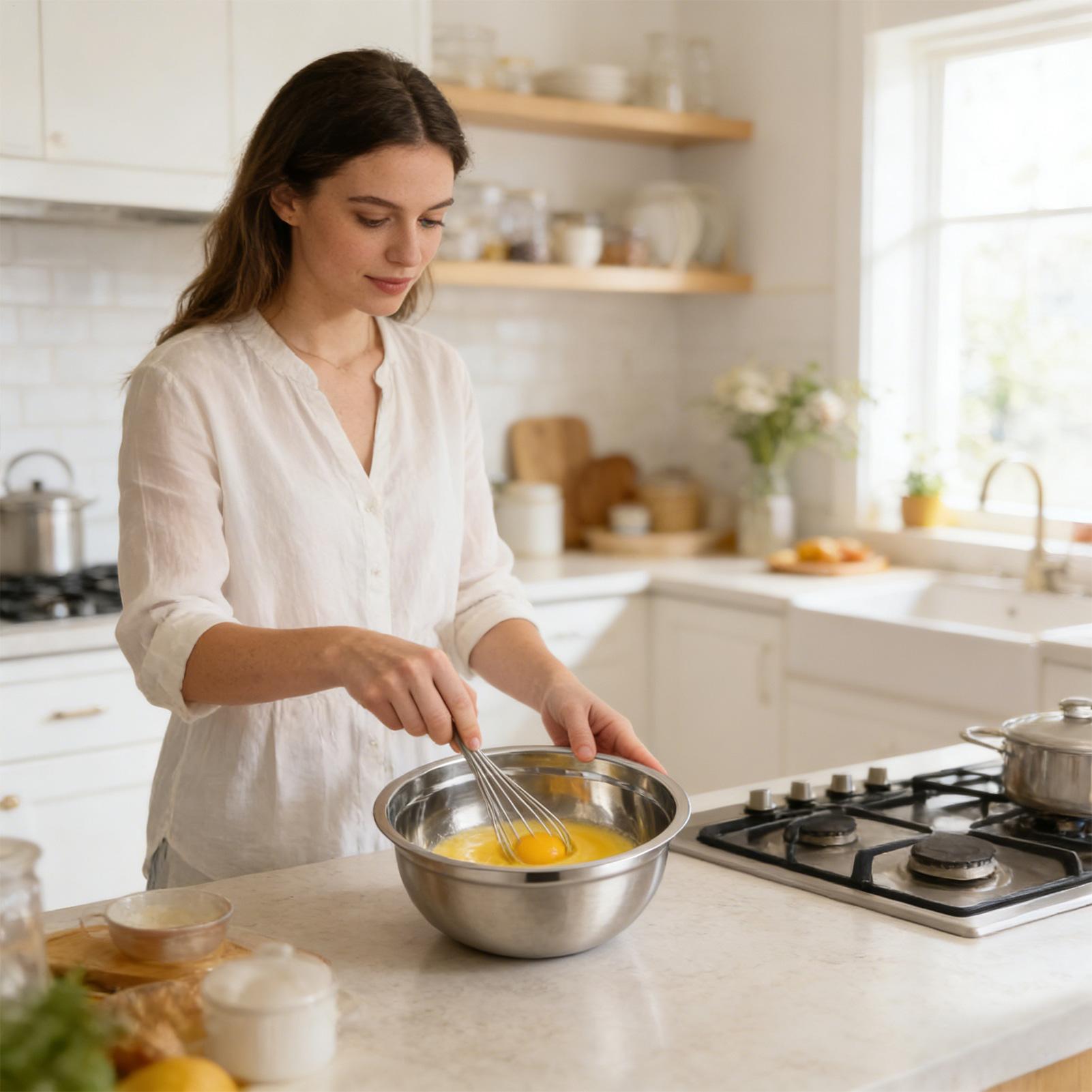 Metal Mixing Bowls Nesting Rou - Food Storage Safe บทวิจารณ์และราคา