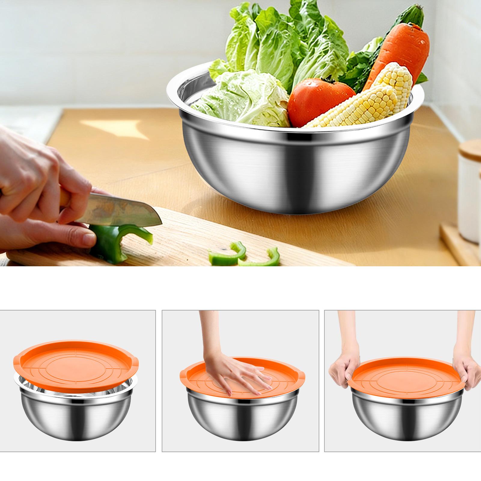 Metal Mixing Bowls Nesting Rou - Food Storage Safe บทวิจารณ์และราคา