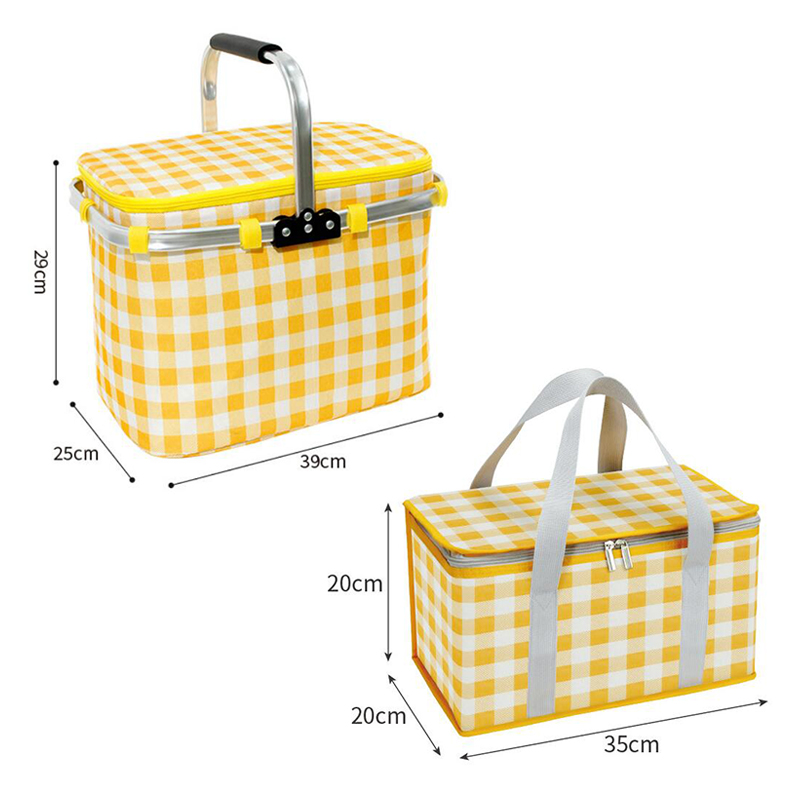 Retro Pastoral Lunch Bag Foldi - Food Storage In Cooler บทวิจารณ์และราคา