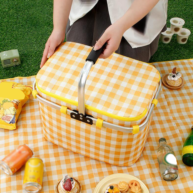 Retro Pastoral Lunch Bag Foldi - Food Storage In Cooler บทวิจารณ์และราคา