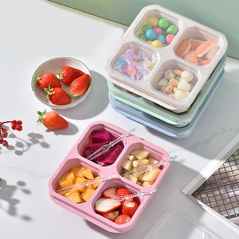 4 Grids Food Storage Box Porta - Food Storage Eco Friendly บทวิจารณ์และราคา