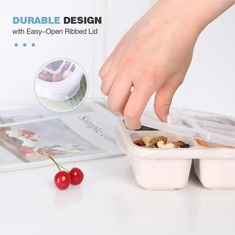 4 Grids Food Storage Box Porta - Food Storage Eco Friendly บทวิจารณ์และราคา