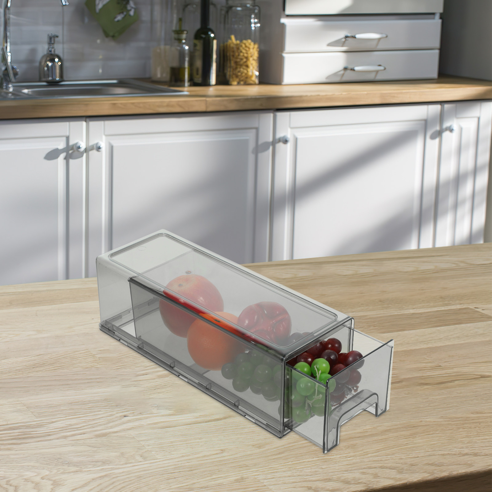 Stackable Refrigerator Organiz - Food Storage Without Pantry บทวิจารณ์และราคา