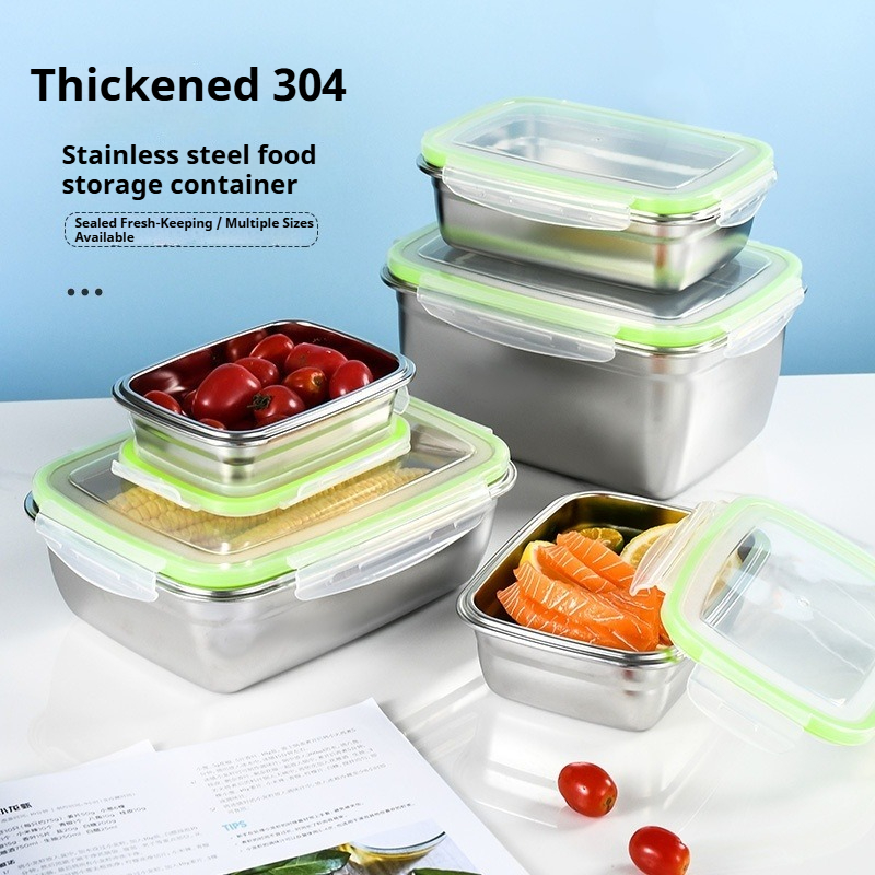 304 Stainless Steel Lunch Box  - Food Storage Eco Friendly บทวิจารณ์และราคา