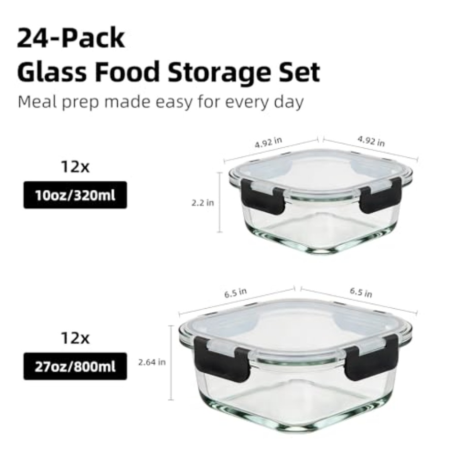 Food storage: glass, clear, ai - Food Storage Safe บทวิจารณ์และราคา