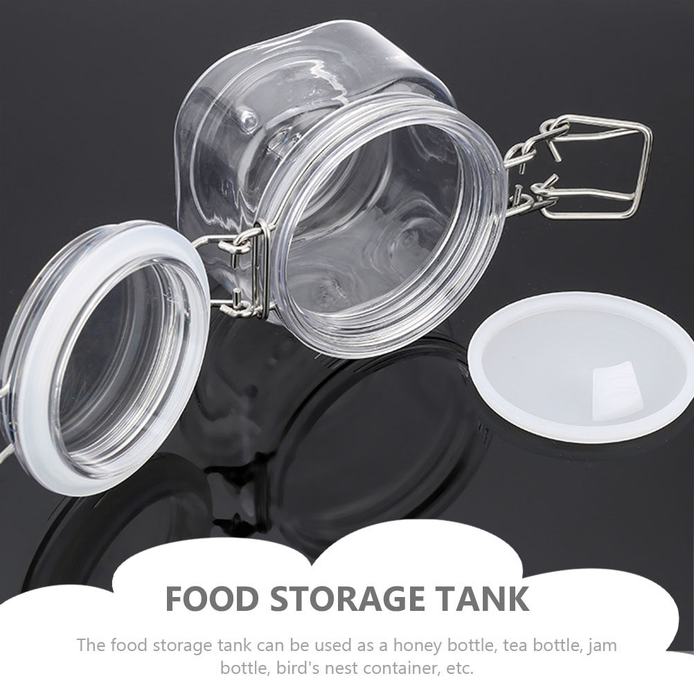 2Pcs Sealed Storage Jars Trans - Food Storage In The Kitchen บทวิจารณ์และราคา