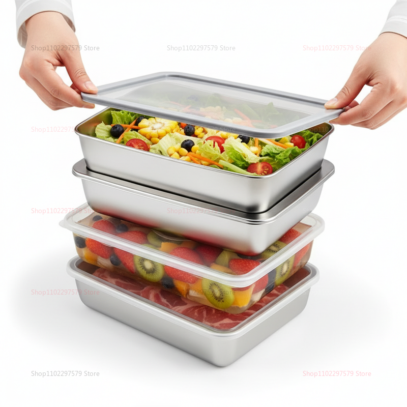 Plate Stainless Steel Food Con - Food Storage Eco Friendly บทวิจารณ์และราคา