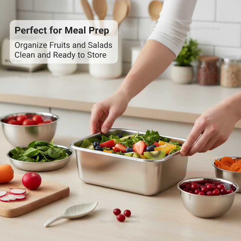 Plate Stainless Steel Food Con - Food Storage Eco Friendly บทวิจารณ์และราคา