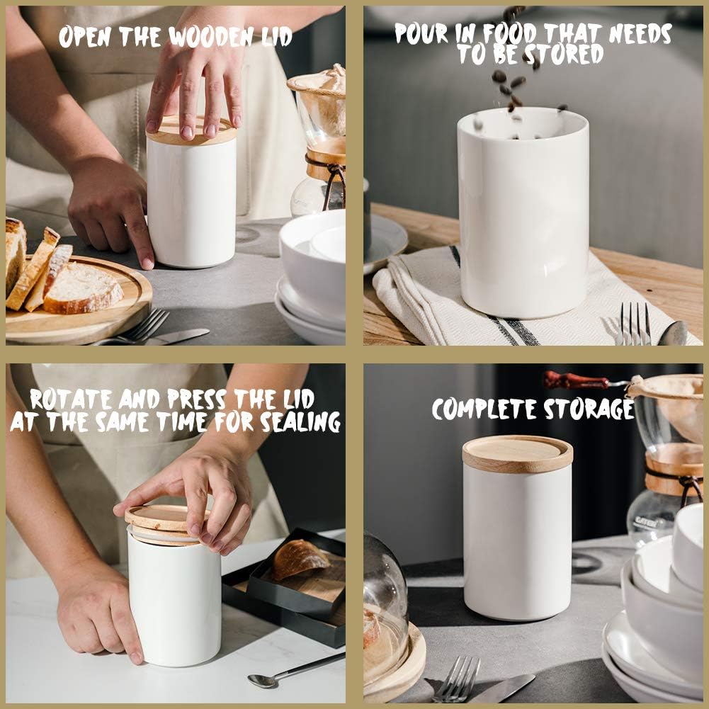Kitchen Canisters Ceramic Food - Food Storage In The Kitchen บทวิจารณ์และราคา