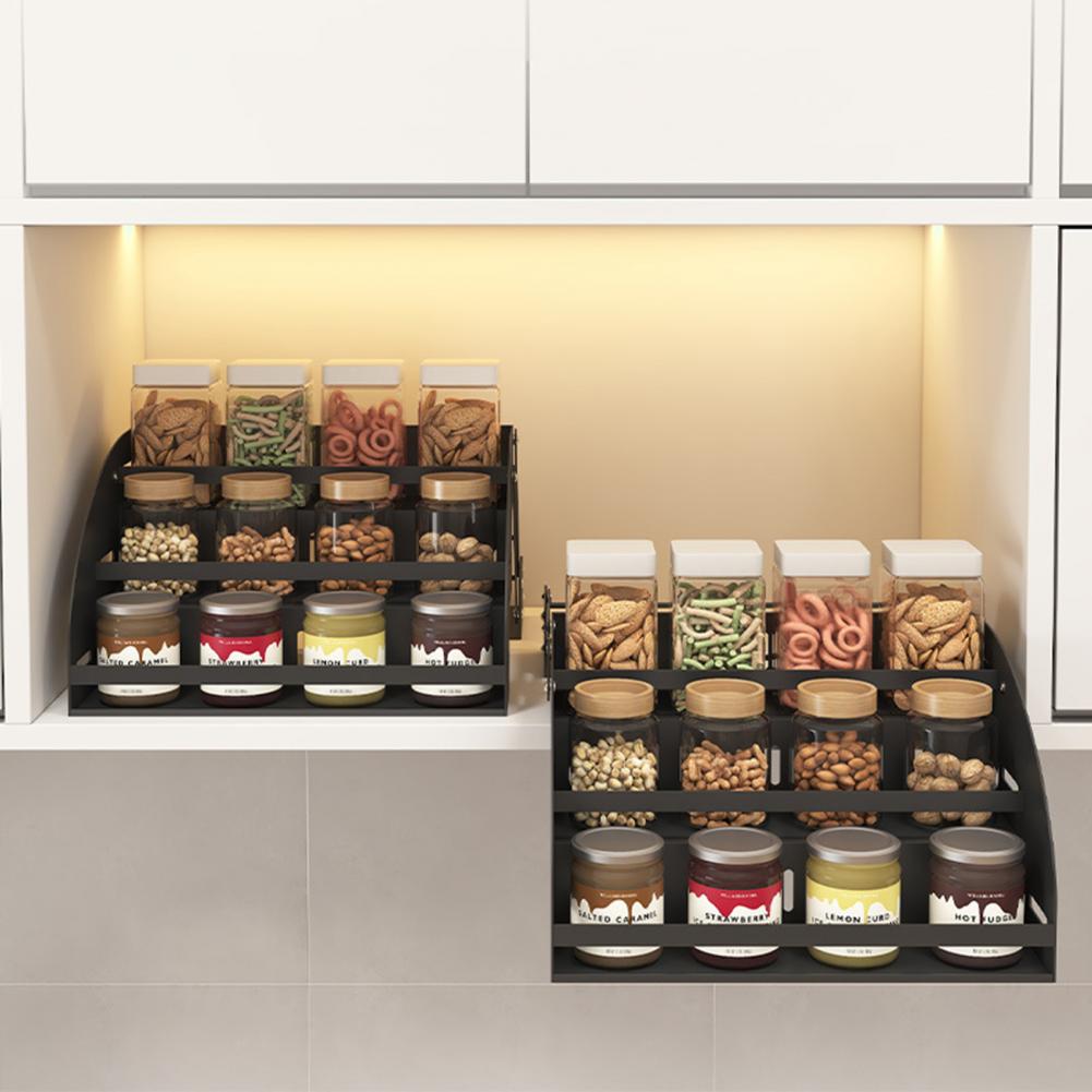 Triple Tier Spice Organizer 3- - Food Storage In Cabinets บทวิจารณ์และราคา
