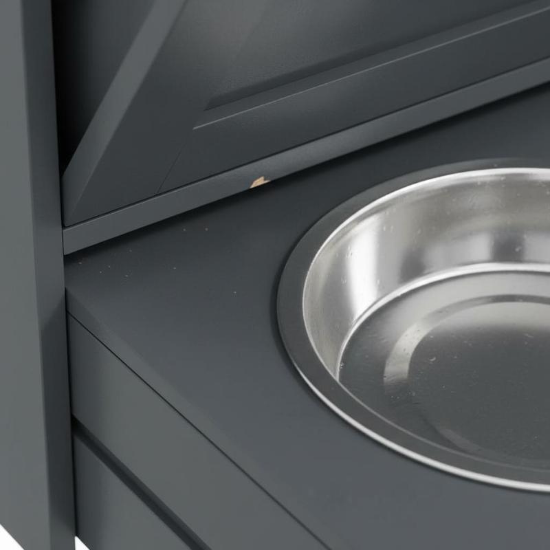 Pet Feeder Station Storage Cab - Food Storage In Cabinets บทวิจารณ์และราคา