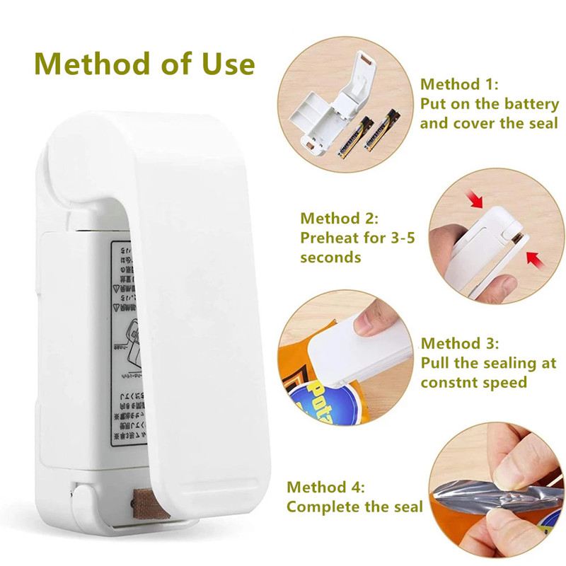 Portable Bag Heat Sealer Plast - Food Storage Machine บทวิจารณ์และราคา