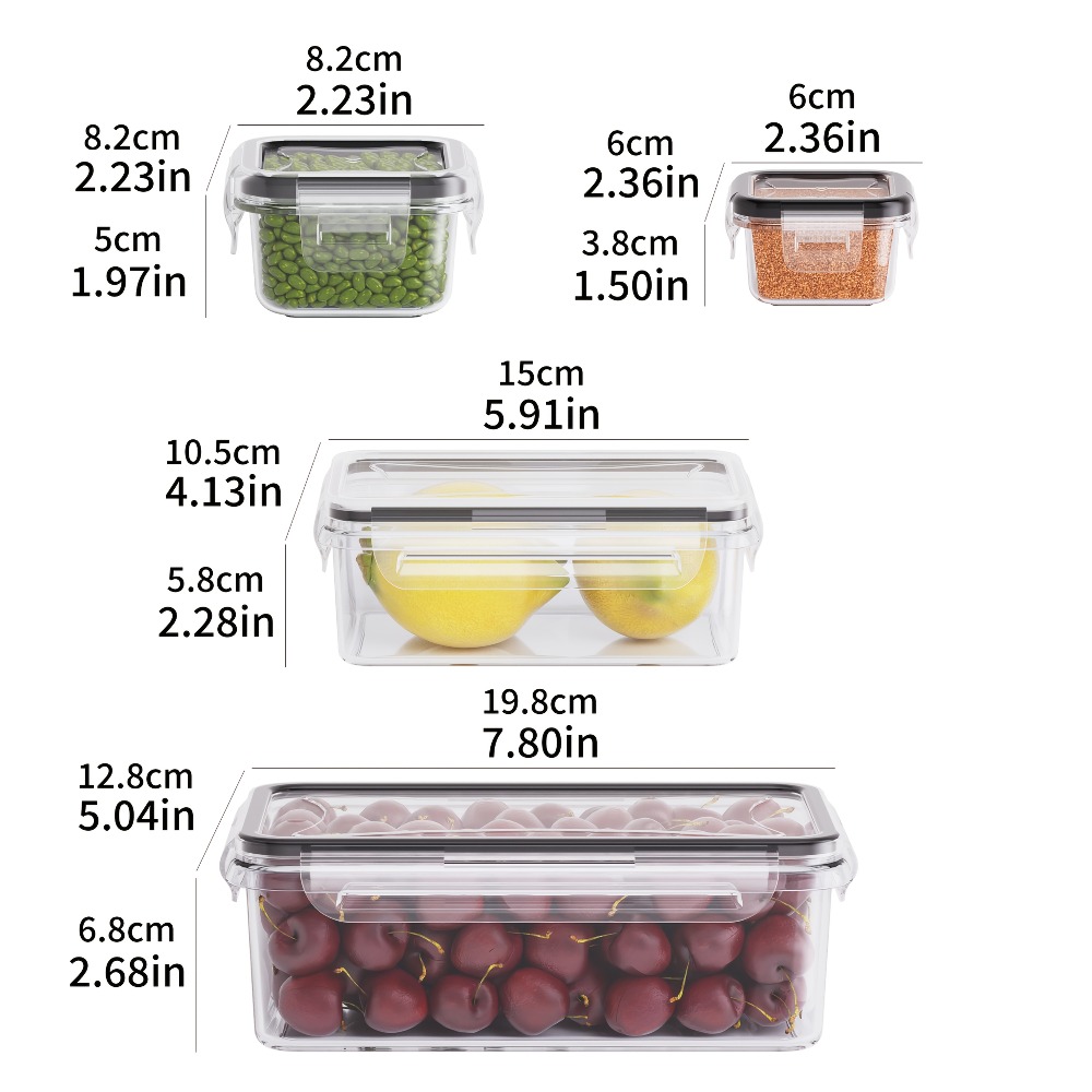 Set BPA-Free Airtight Food Con - Food Storage Safe บทวิจารณ์และราคา