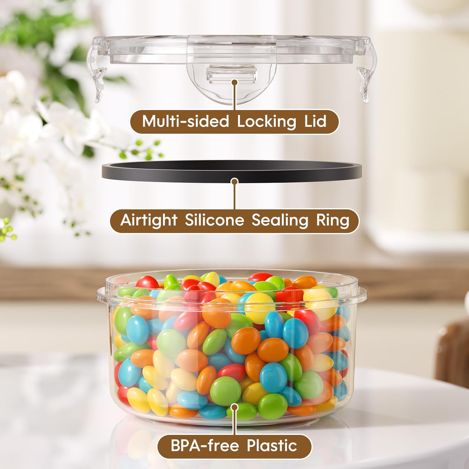 70 Piece Food Storage Containe - Food Storage Safe บทวิจารณ์และราคา