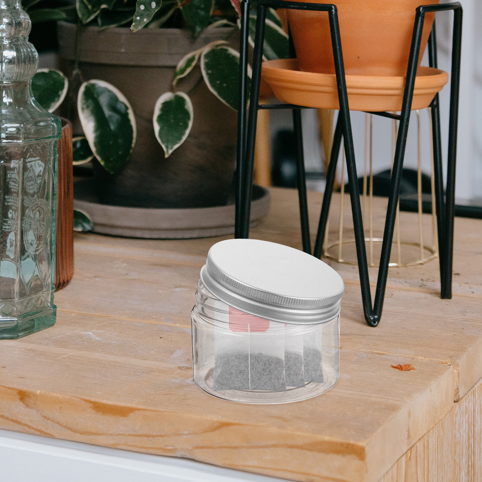 10Pcs Small Jars Food Storage  - Food Storage In The Kitchen บทวิจารณ์และราคา