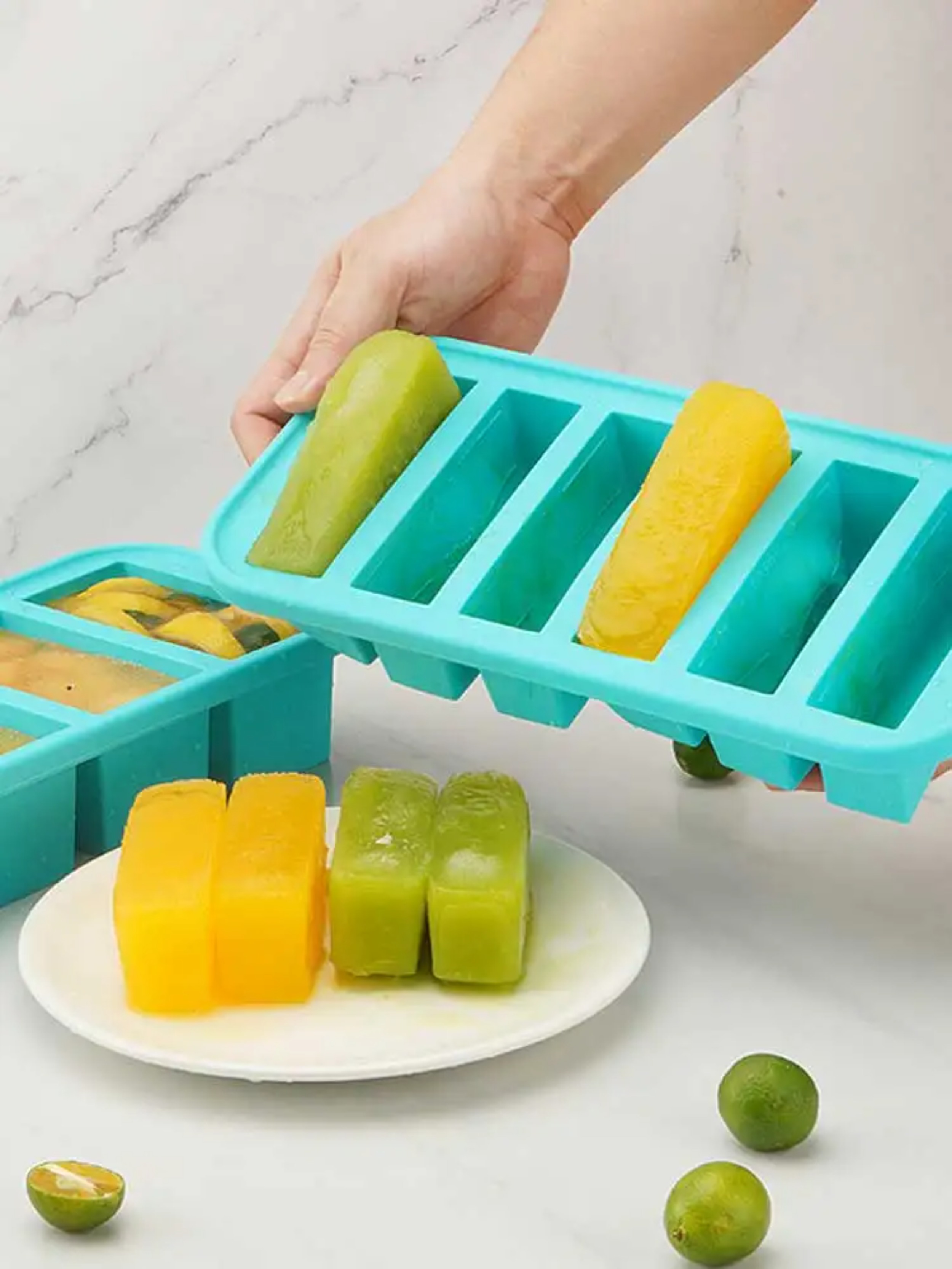 1PC 2/4/6Grid Silicone Freezer - Food Storage In Cooler บทวิจารณ์และราคา